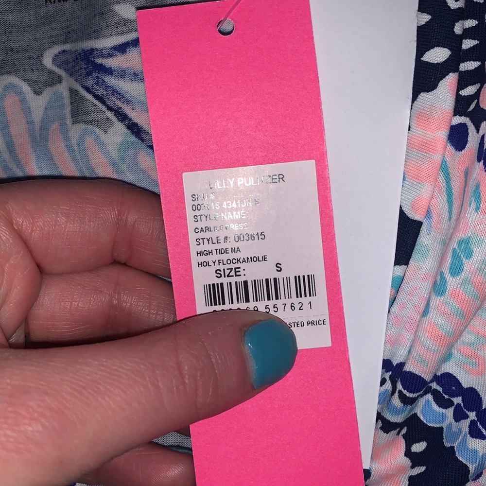 NWT Lilly Pulitzer Holy Flockamole Carlisle Dress - Picture 7 of 8
